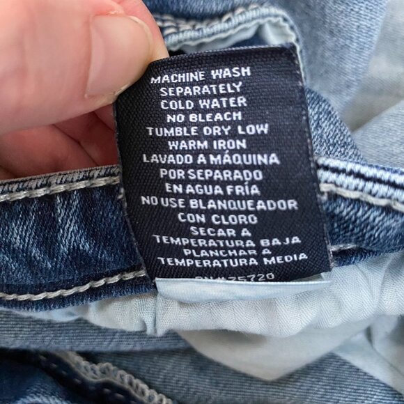 BKE Mens Tyler Bootcut Jean 34x30 (fit 34x29) Light Wash Whiskered Denim Western - Picture 7 of 12